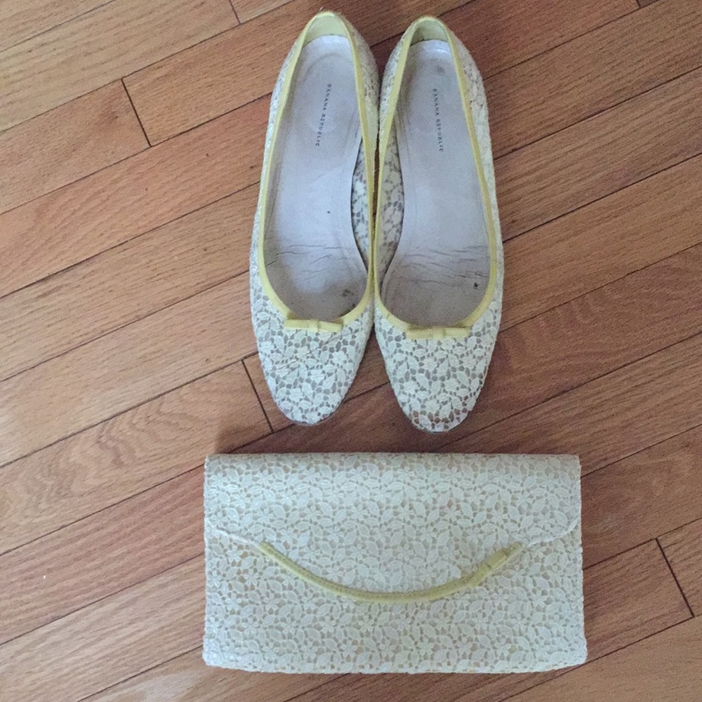 Shoes and clutch